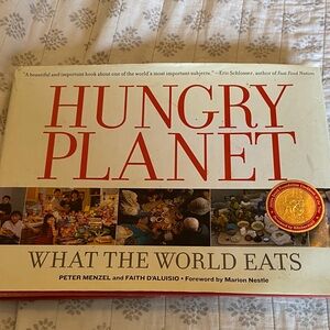 Hungry Planet What the World Eats – Beige and Red Cookbook